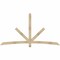Ekena Millwork Alberta Rough Sawn Timber Gable Bracket, Douglas Fir, 96"W x 52"H x 2"D x 4"F, 13/12 Pitch GBW096X52X0204ALB00RDF - alternate 1